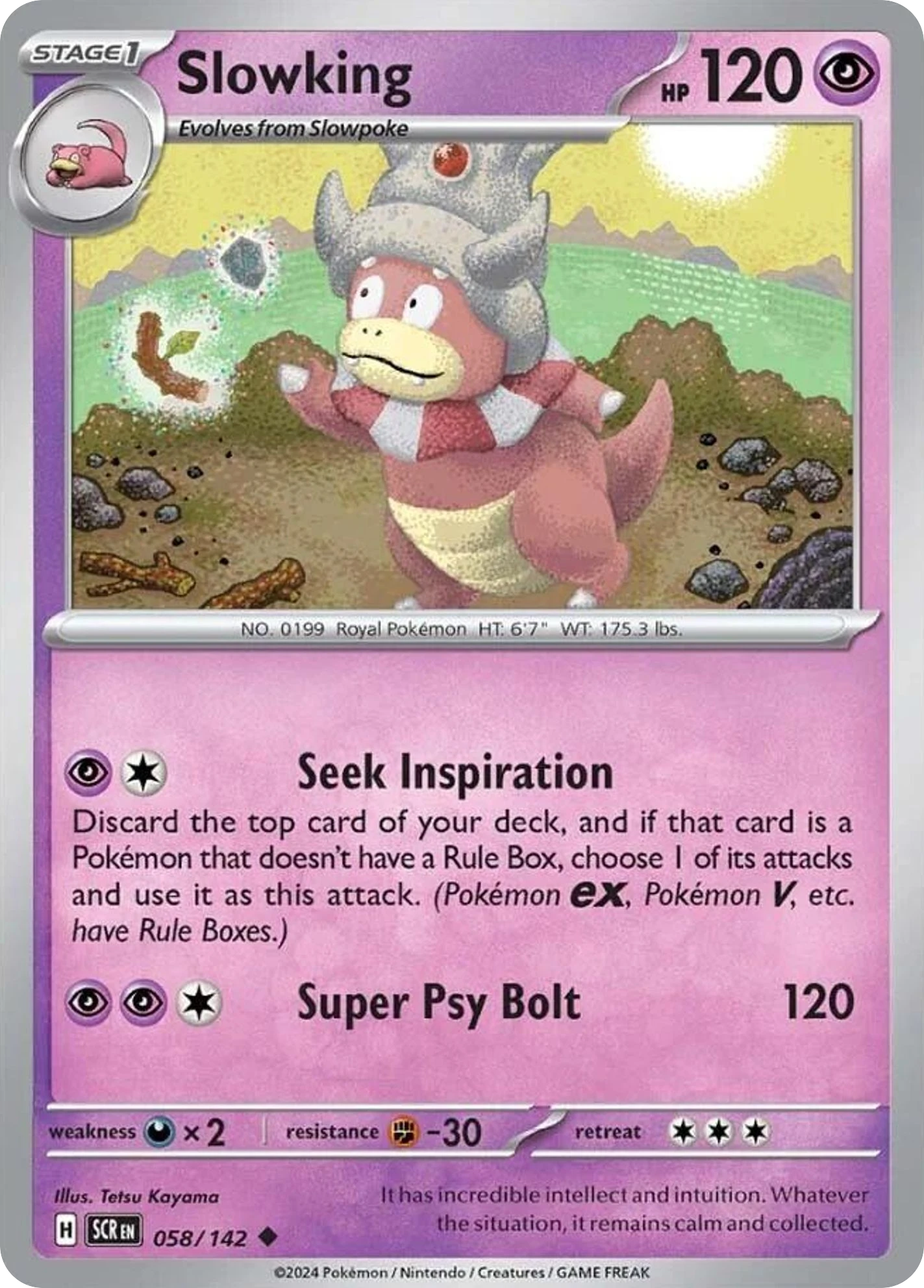 Slowking from Stellar Crown (#58)
