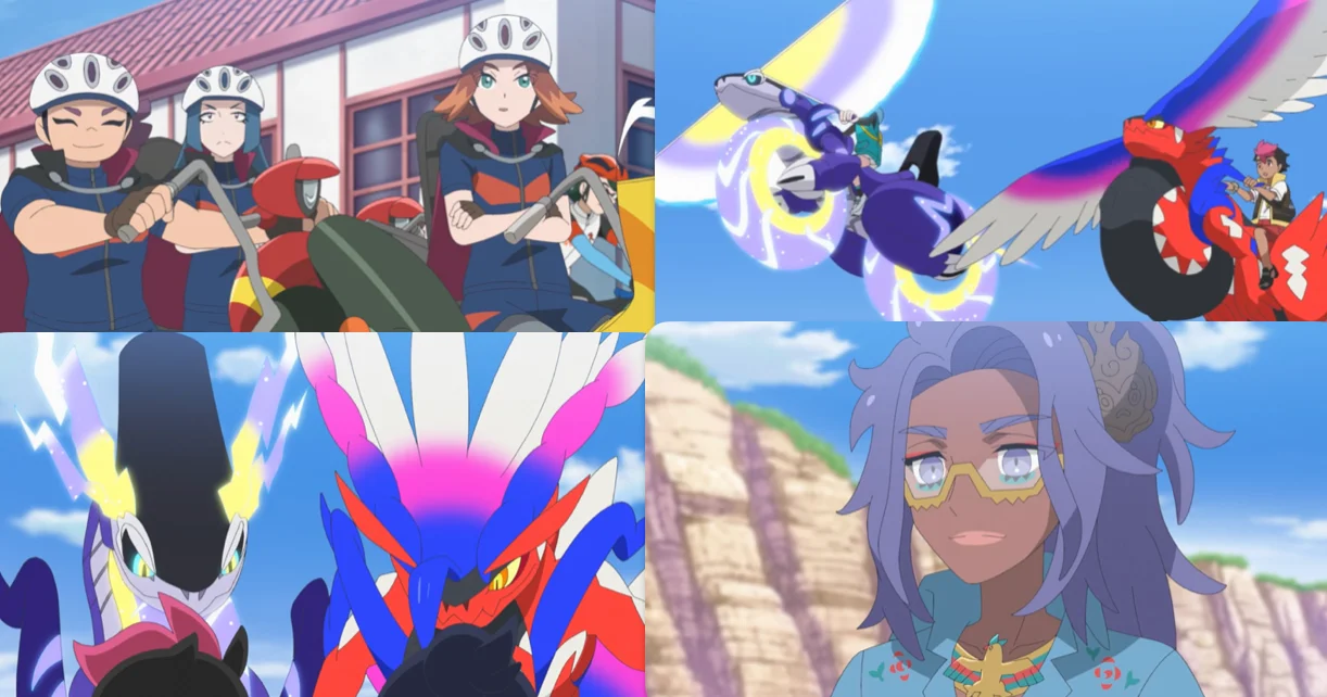 Koraidon y Miraidon Brillan en una Carrera Frenética en Pokémon Horizons: Episodio 148 — PokeWave