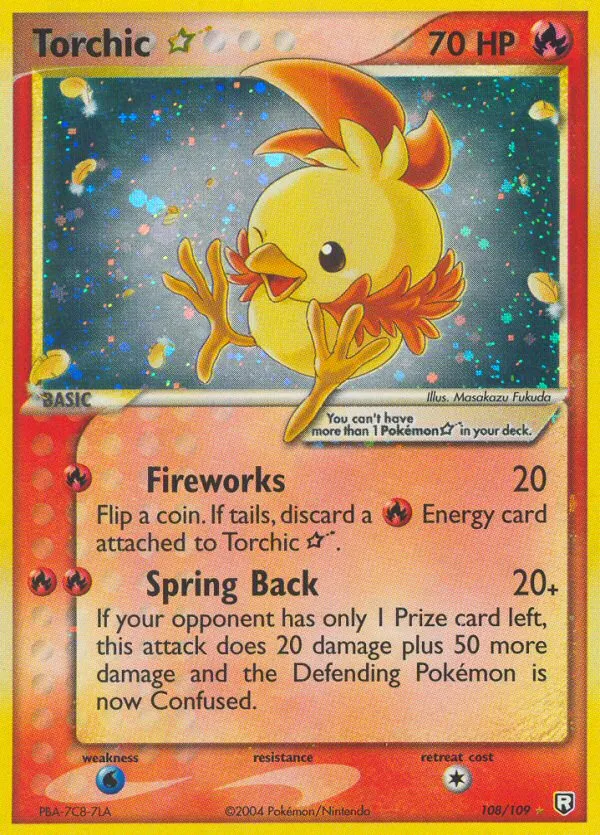 Torchic Star — EX Team Rocket Returns #108/109