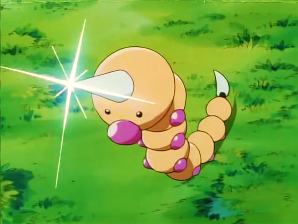EP004 Weedle atacando