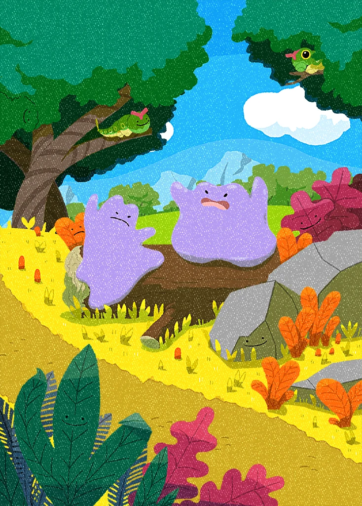Ditto en su hábitat