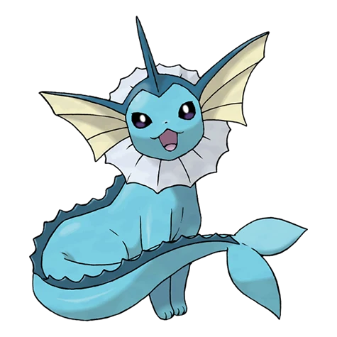 Arte oficial de Vaporeon