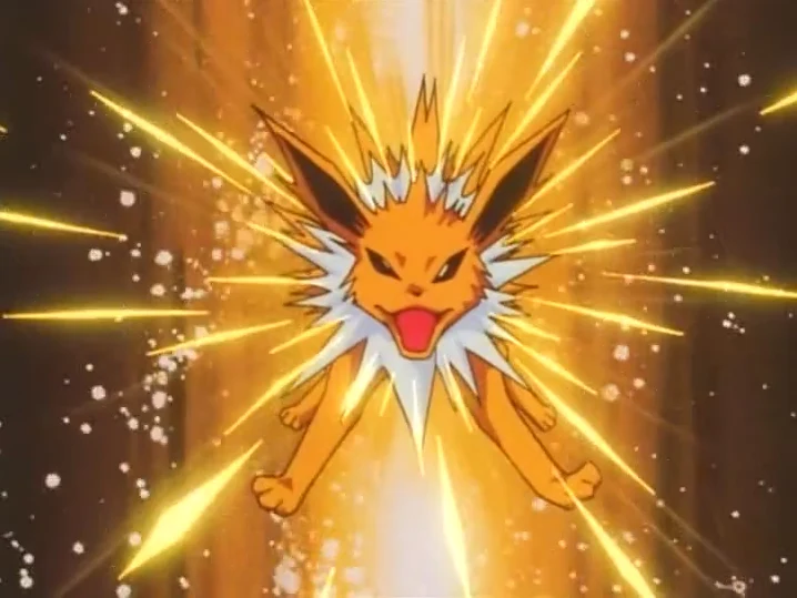 EP040 Jolteon usando pin misil