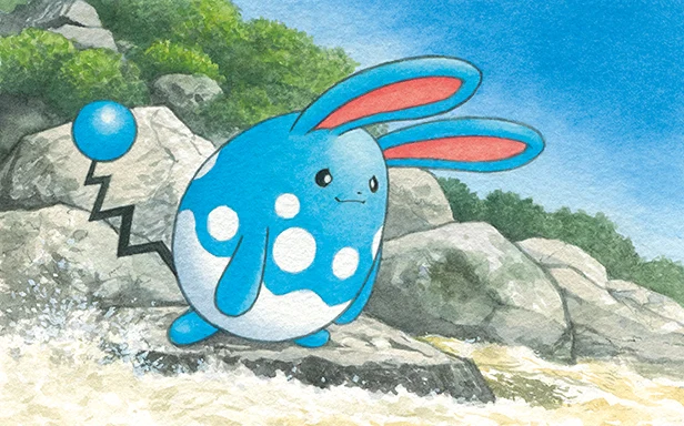 Azumarill cazando