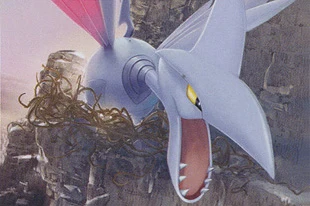 Skarmory anidando