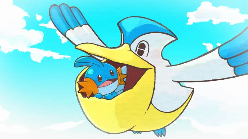 VOLT06 Mudkip y Pelipper