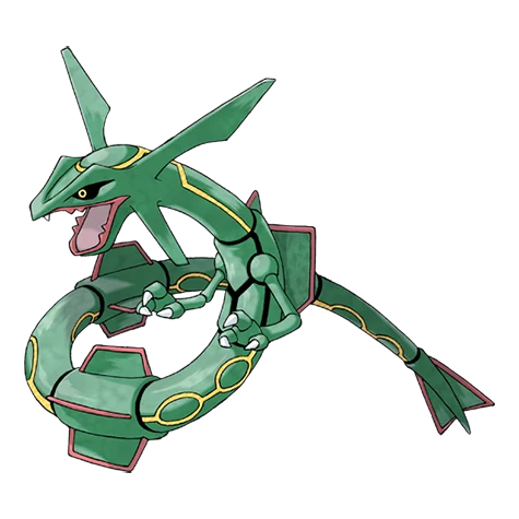 Arte oficial de Rayquaza