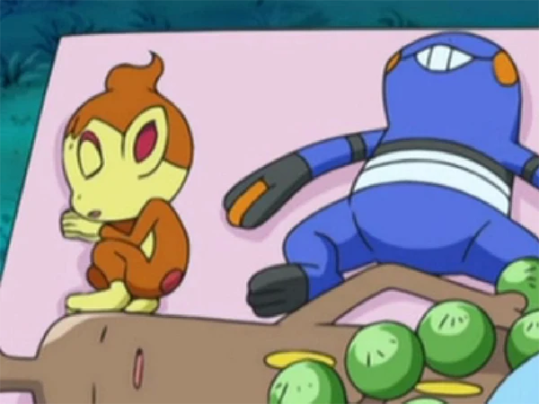 EP522 Chimchar durmiendo