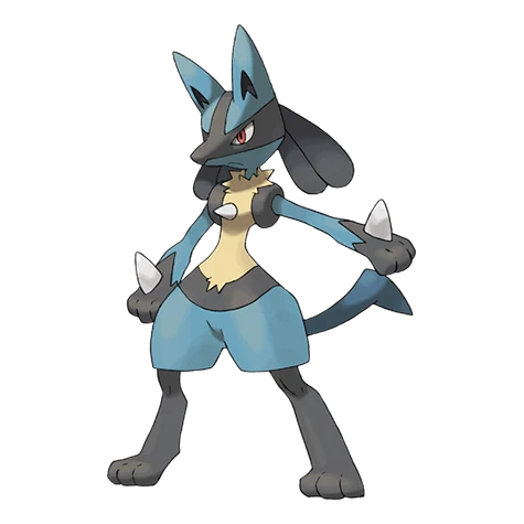 Arte oficial de Lucario