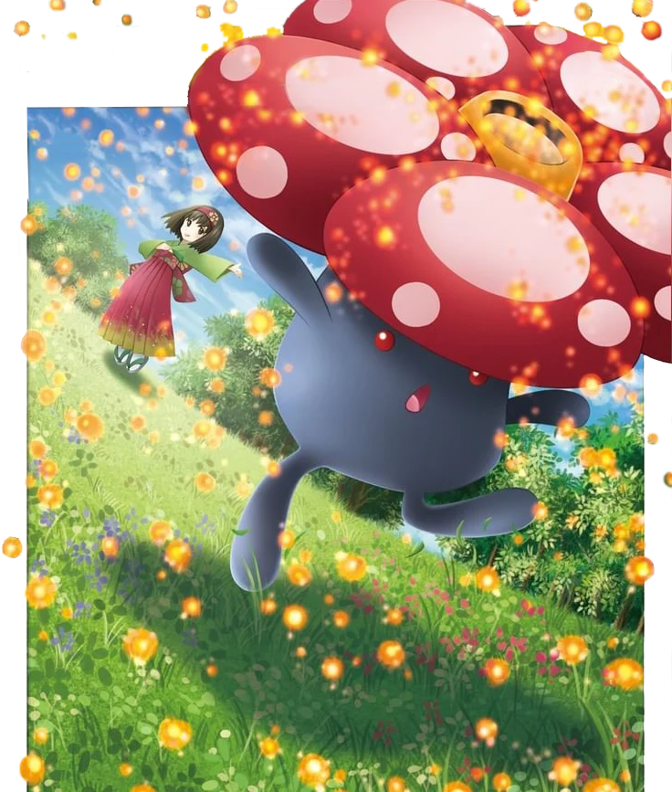 Vileplume arrojando esporas