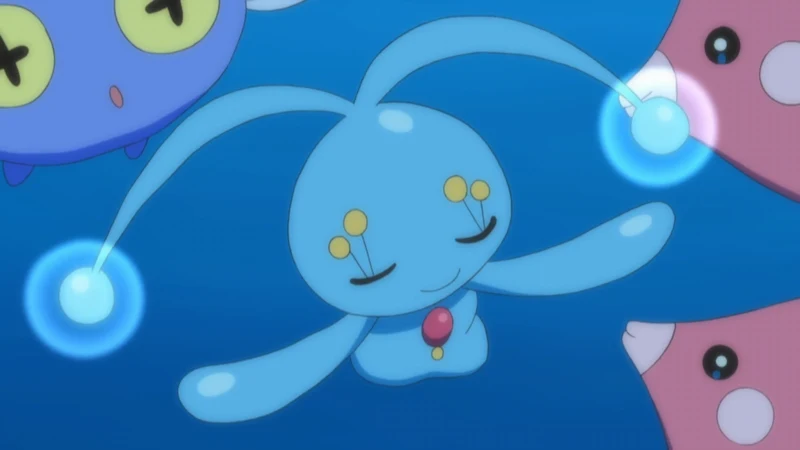 EP1088 Manaphy en sintonía con otros Pokémon