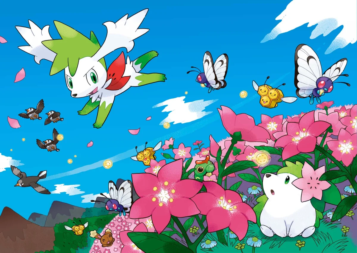 Shaymin ilustración HOME